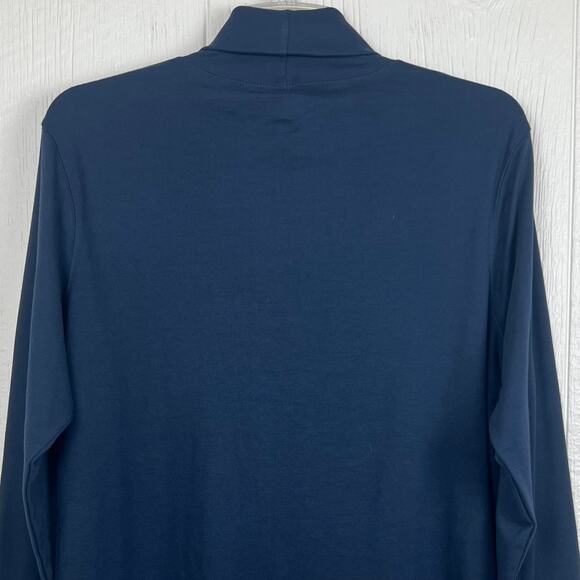UTOPIA Wear turtleneck men’s size XXL , 2XL cotton poly blend  Navy Blue - Picture 5 of 5